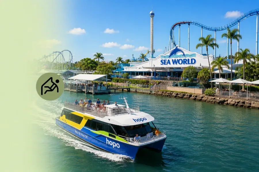 Combi Ticket: Sea World Goldcoast and Boat Tour in Adventure Activity in Gold Coast, Queensland, Australia