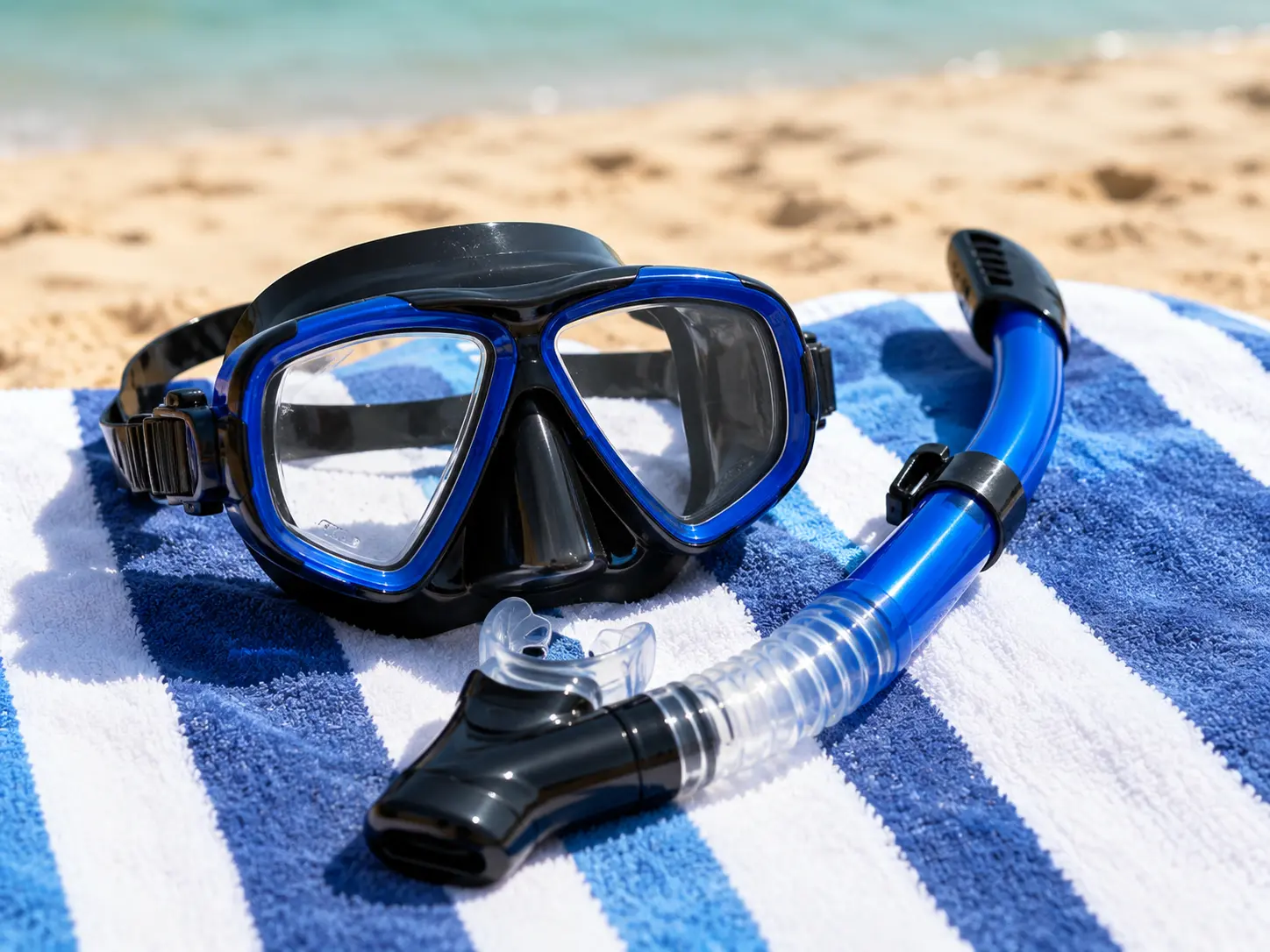 Taucherbrille + Schnorchel in Sports & Outdoor Gear in Kuta, West Nusa Tenggara, Indonesia