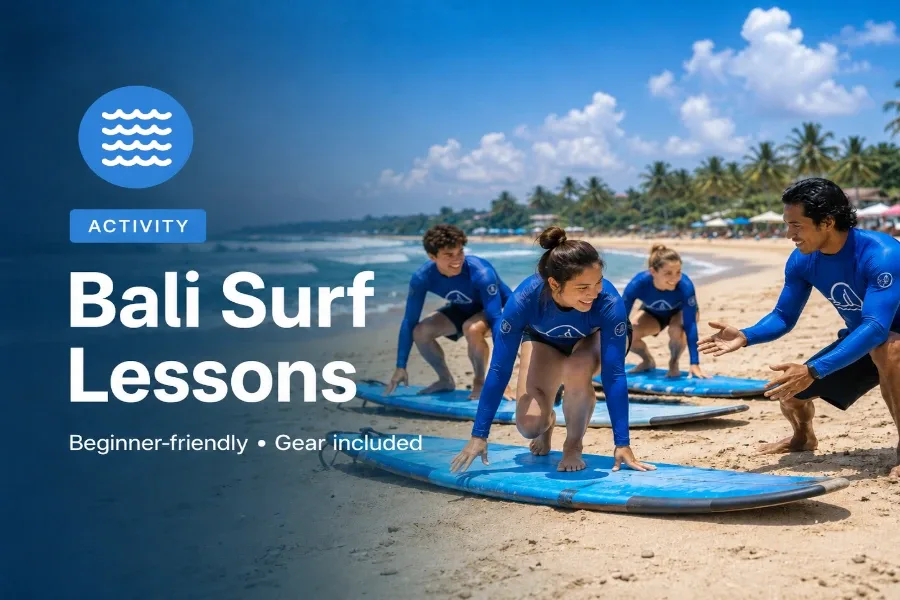 Beginner Surf Lesson in Kuta 2 hours