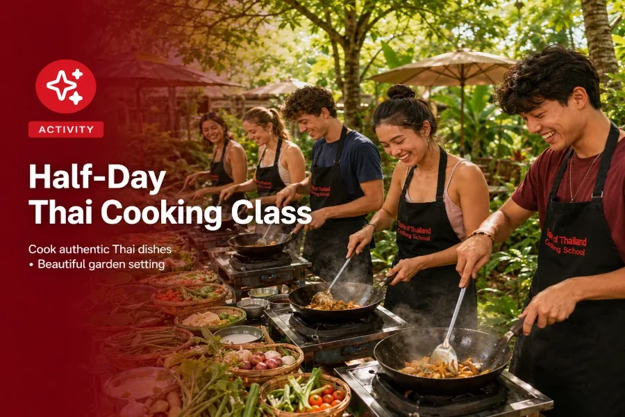 Cooking Class with Market and Garden Introduction in Tours & Things to Do in Chiang Mai City Municipality, Mueang Chiang Mai District, Thailand