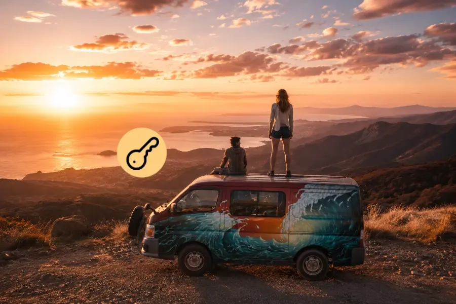 Escape Campers: Cheap Small Campervans vehicle rental in Christchurch, Canterbury, New Zealand