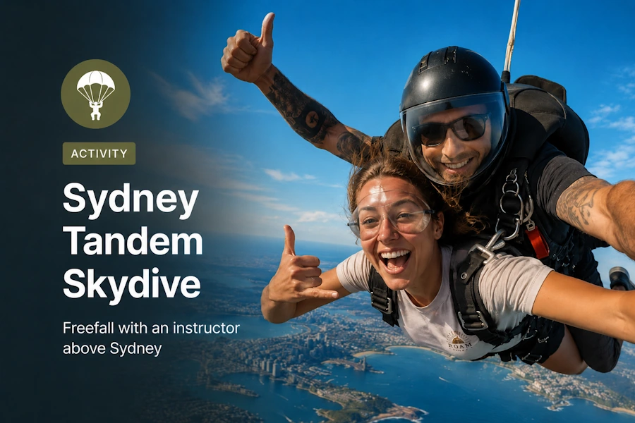 Sydney Tandem Skydive