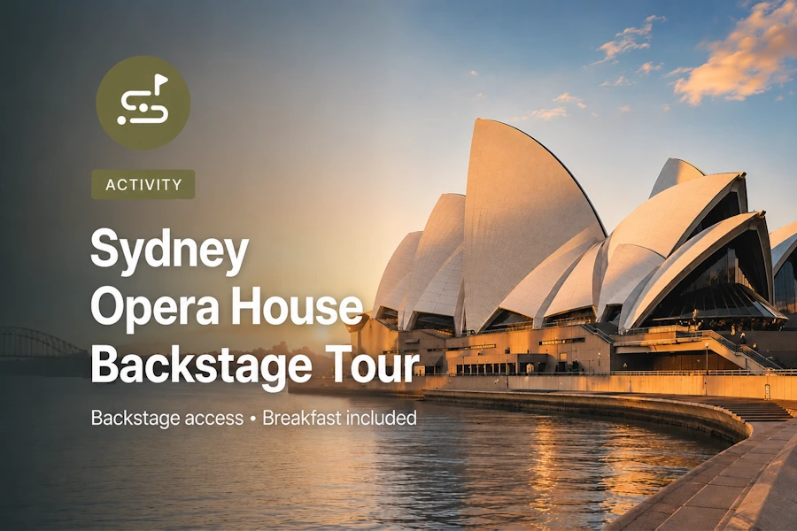 Sydney Opera House Backstage Tour - with Breakfast