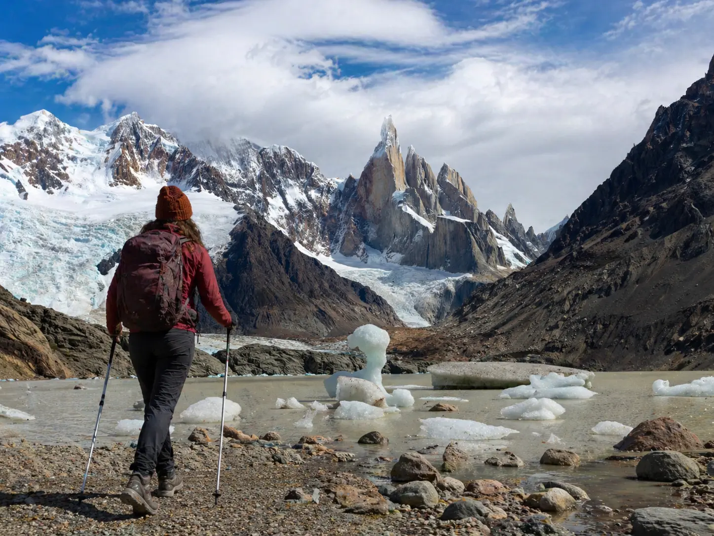 Telescopic Trekking Pole Pair Rental – El Chaltén image 2