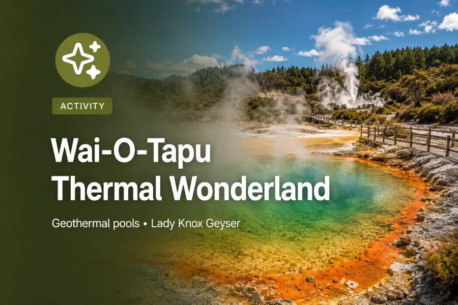 Wai-O-Tapu Thermal Wonderland Admission Ticket